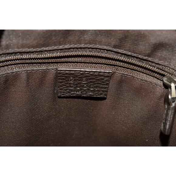 Gucci Monogram Jolicouer Charm Messenger Crossbody Purse Authentic Dark Brown - Picture 7 of 11